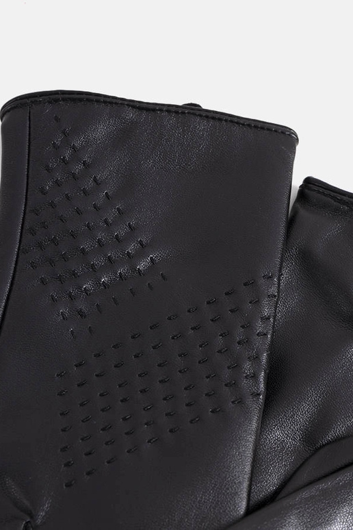 Czarne rękawiczki ocieplane Racca