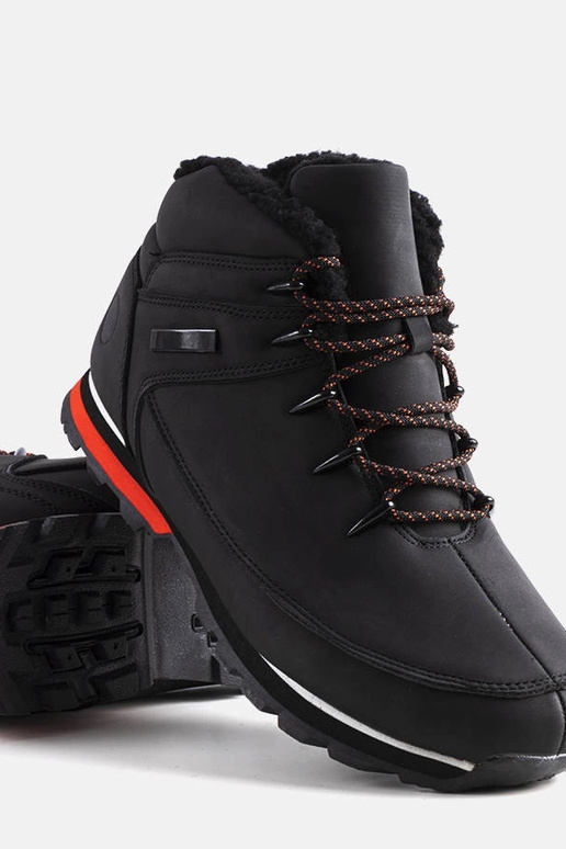 Czarne ocieplane trapery Jemma