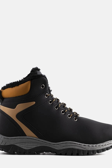 Black men's hiking boots...
