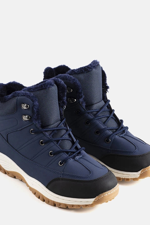 Brown insulated men's hiking boots...