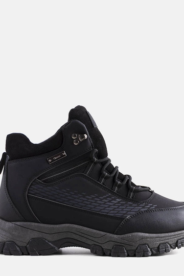 Czarne ocieplane trapery Jaxx