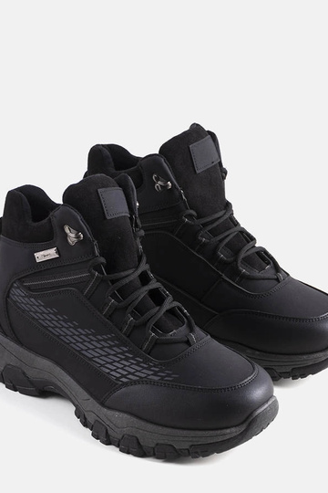 Brown insulated men's hiking boots Adrien 2