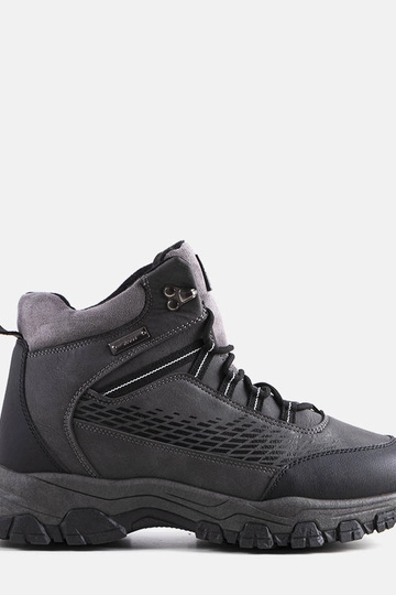 Szare ocieplane trapery Jaxx