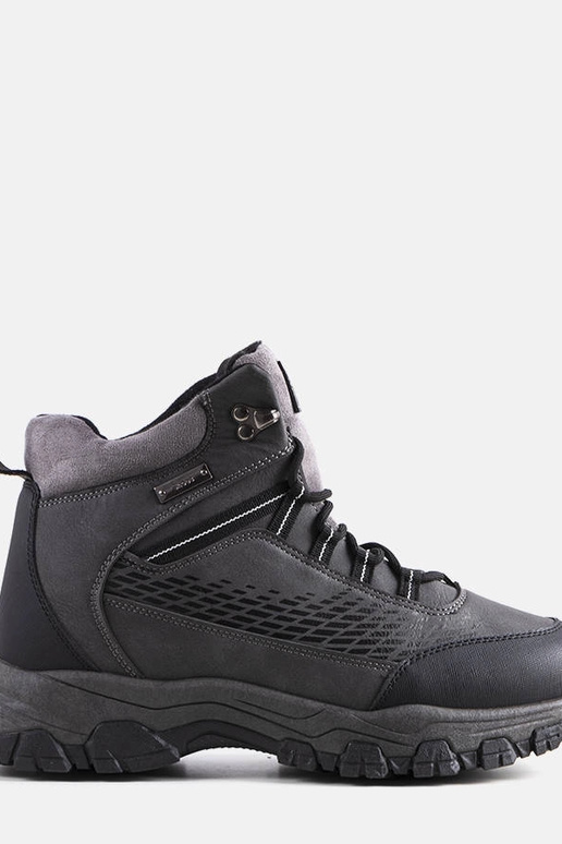 Brown insulated men's hiking boots...