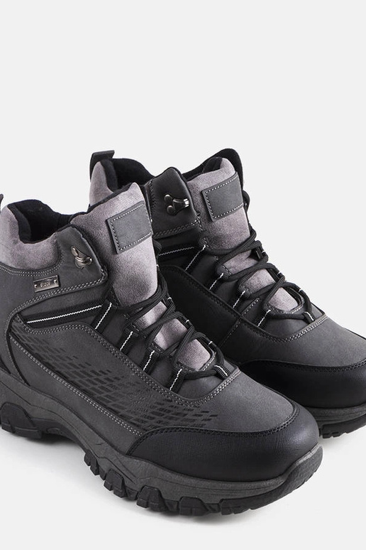 Brown insulated men's hiking boots...