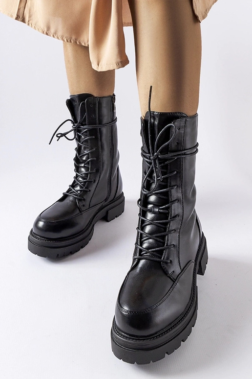 Black high boots Christabel
