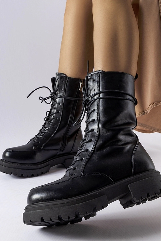 Black high boots Christabel