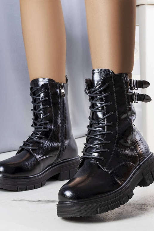 Black high boots Christabel