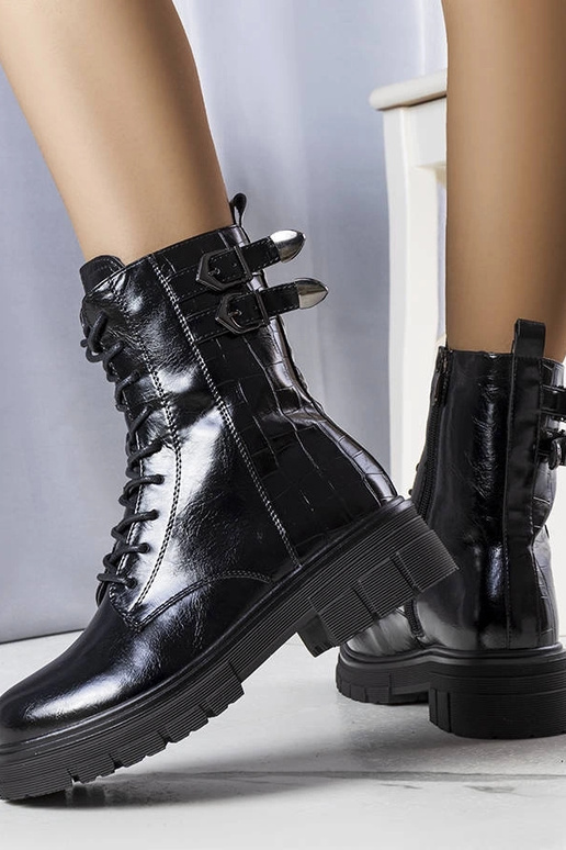 Black high boots Christabel