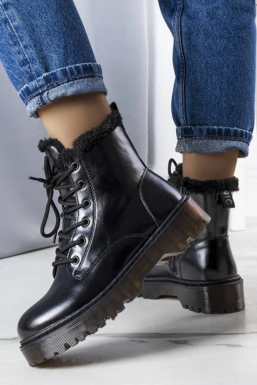 Black high boots Christabel