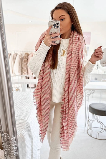 Women's navy grey scarf Carole