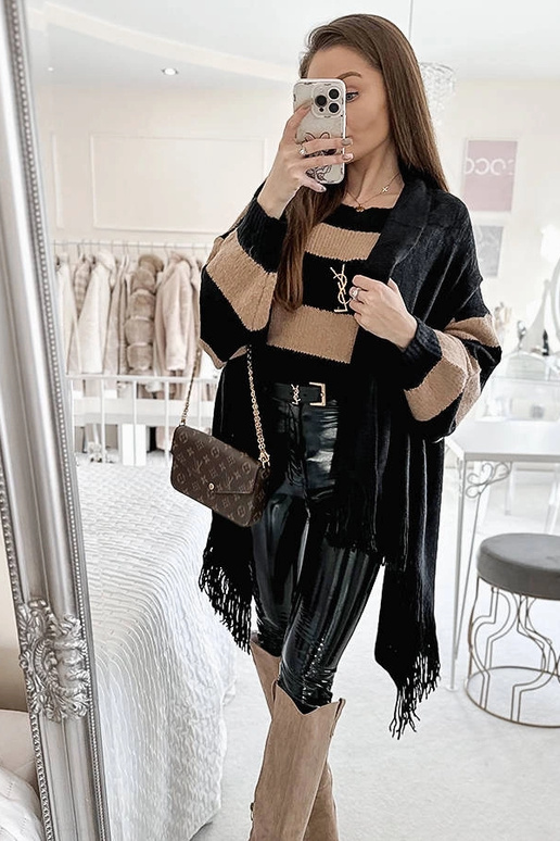 Grey cotton scarf Haddad