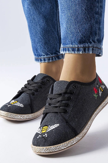 Women's red espadrilles Big Star HH274494