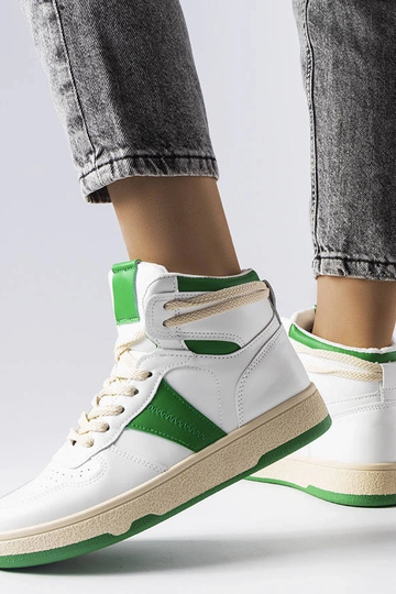 Zielone sneakersy za kostkę Robin 2