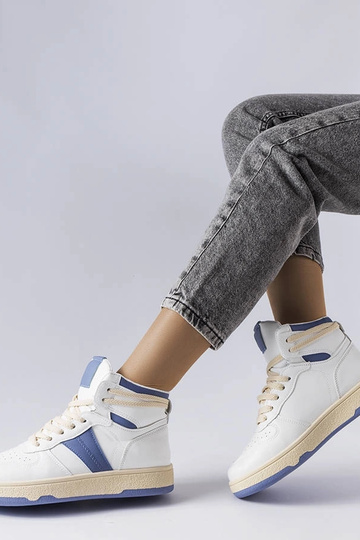 Niebieskie sneakersy za kostkę Robin 2