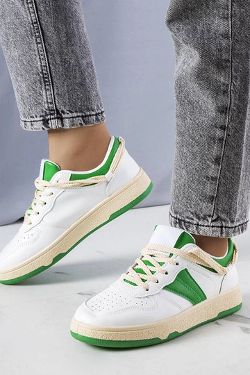 Zielone damskie sneakersy Marcella