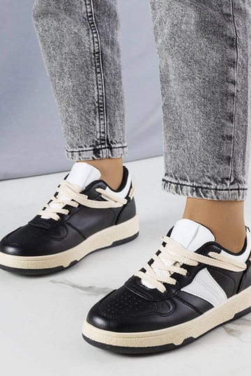 Czarne damskie sneakersy Marcella