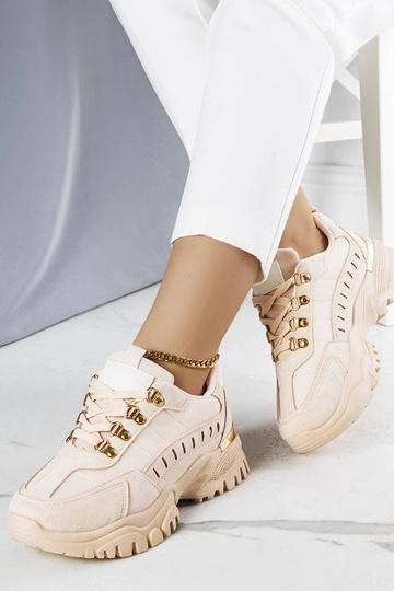 Beżowe sneakersy Mindy 2