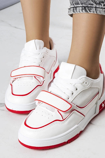 Czerwone sneakersy damskie... 2