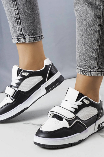 Czarne sneakersy damskie Ollie