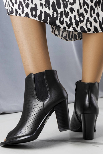 Black cowboy boots Aurore 2