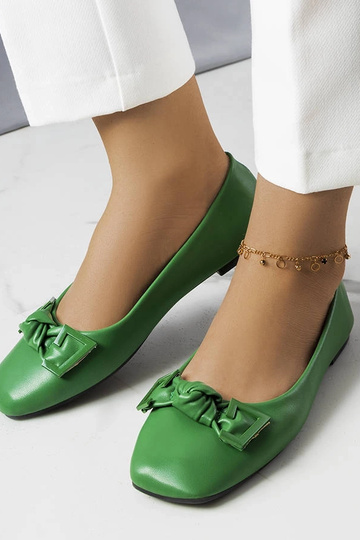 Zielone balerinki z...