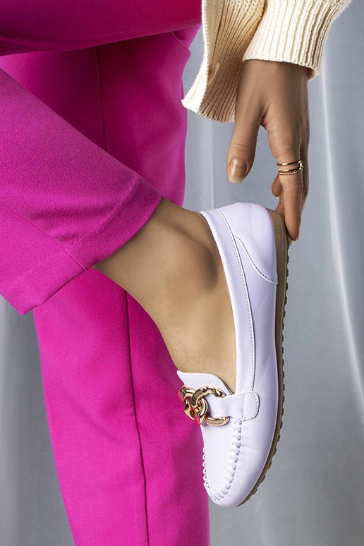 Silver loafers Ilana