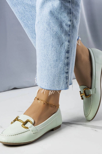 Silver loafers Ilana