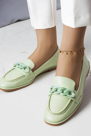 Silver loafers Ilana