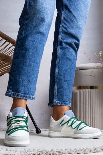 Szare sneakersy damskie... 2