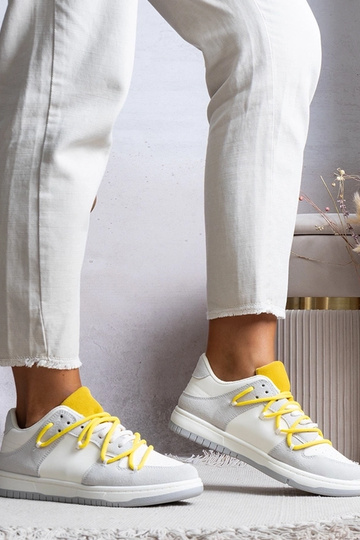 Szare sneakersy damskie...