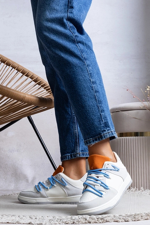 Szare sneakersy damskie trampki...