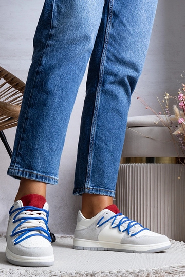 Szare sneakersy damskie trampki sznurówki Arcobaleno 2