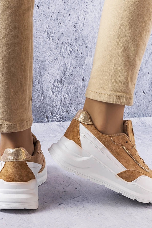 Beige Selma women's sneakers