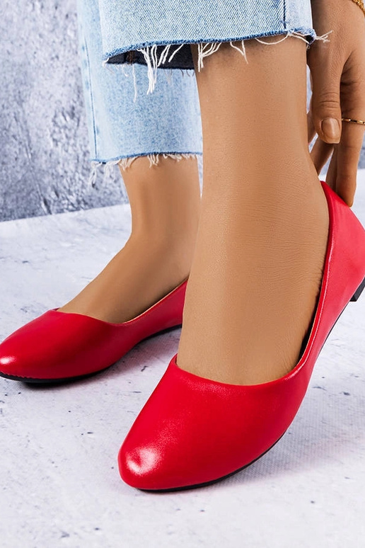 Czerwone klasyczne balerinki Narcisse Czerwone klasyczne balerinki Narcisse