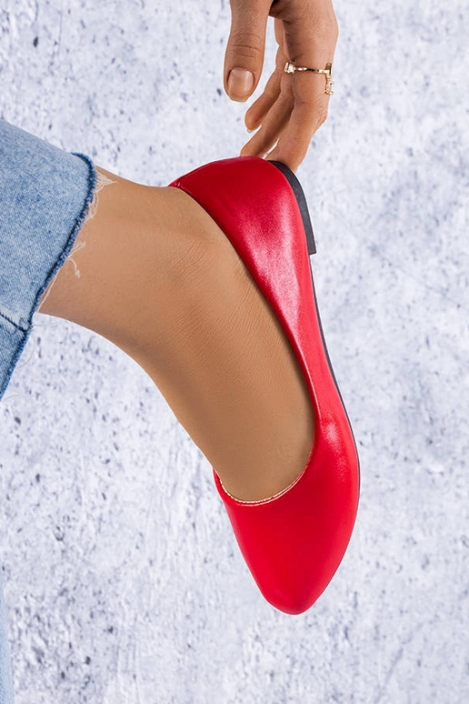 Czerwone klasyczne balerinki Narcisse Czerwone klasyczne balerinki Narcisse