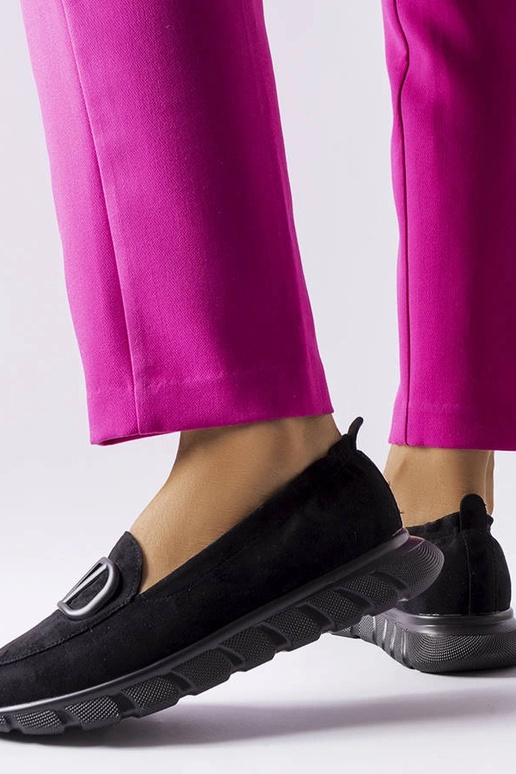 Czarne wsuwane sneakersy Vinceza