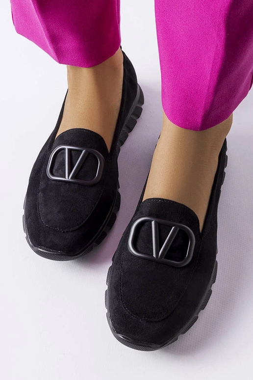 Czarne wsuwane sneakersy Vinceza