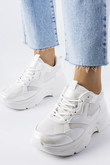 Białe sneakersy damskie Séguin