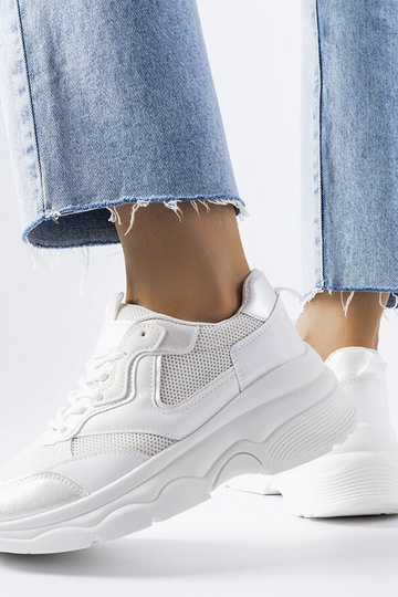 Białe sneakersy damskie Séguin 2