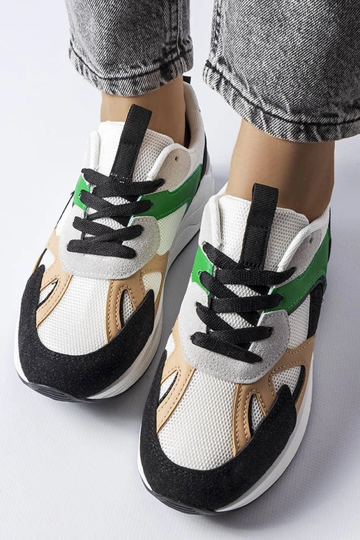 Czarne sneakersy z łączonych... Czarne sneakersy z łączonych...