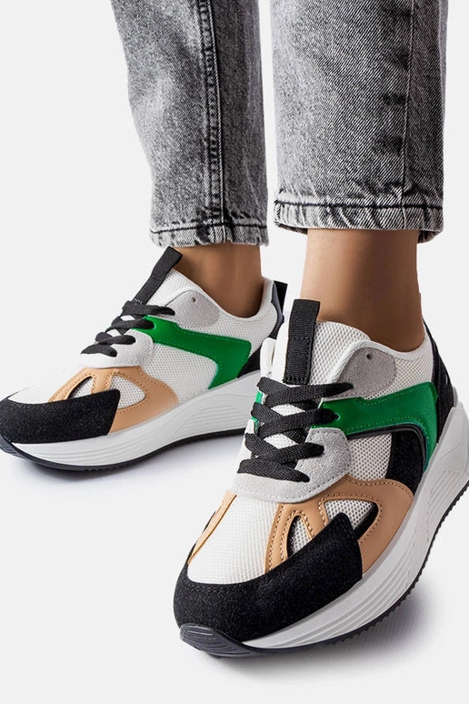Czarne sneakersy z łączonych... Czarne sneakersy z łączonych...