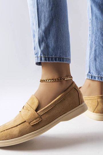 Beżowe mokasyny z... 2