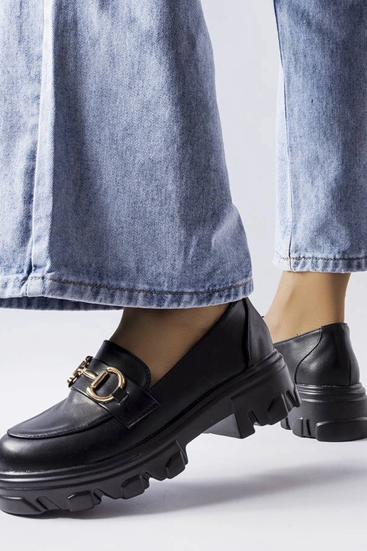 Silver loafers Ilana