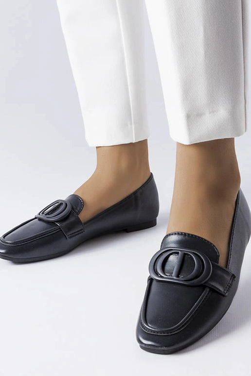 Silver loafers Ilana