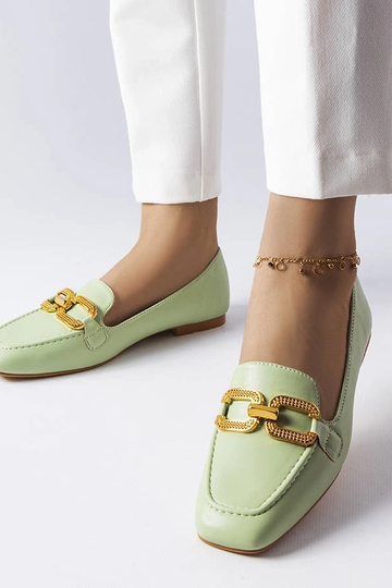 Silver loafers Ilana