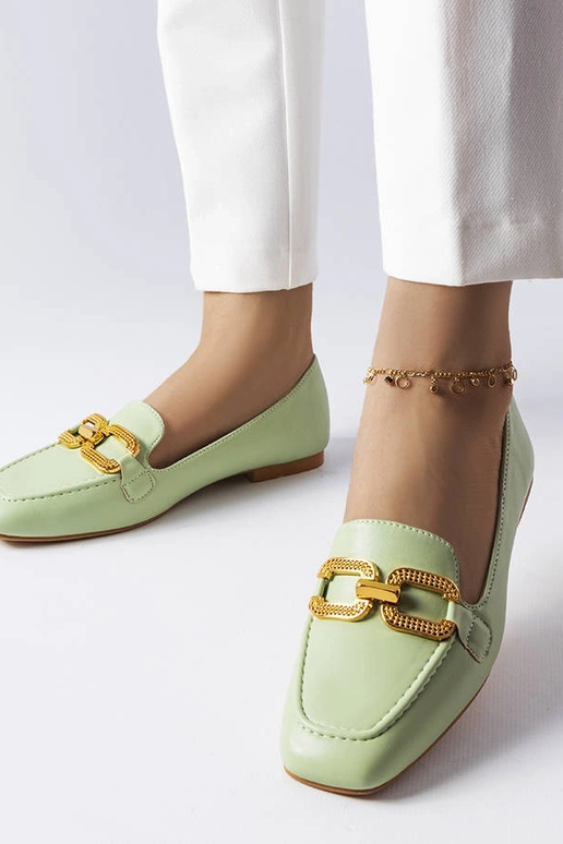 Silver loafers Ilana