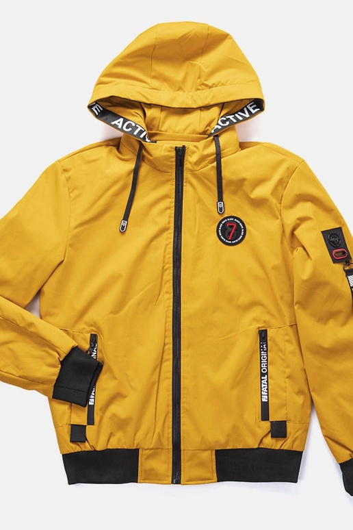 Men's winter navy blue jacket D-18