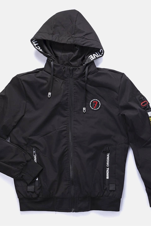 Men's winter navy blue jacket D-18