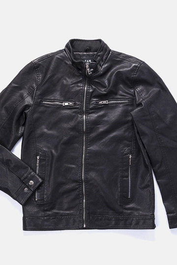 Men's winter navy blue jacket D-18